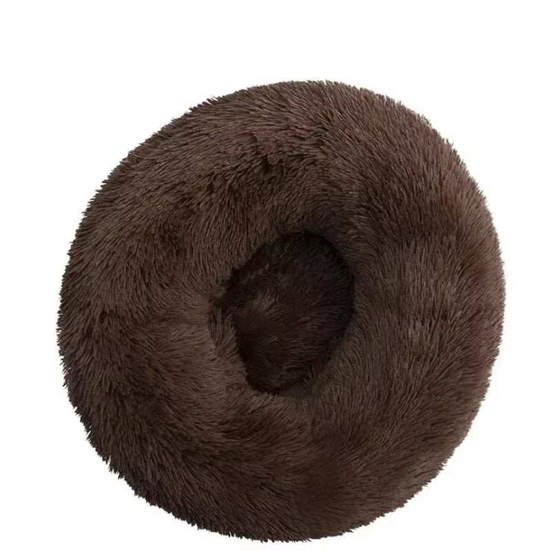 Pet Dog Bed for Dog Large Big Small for Cat House round Plush Mat Sofa Dropshipping Products Pet Calming Bed Dog Donut Bed