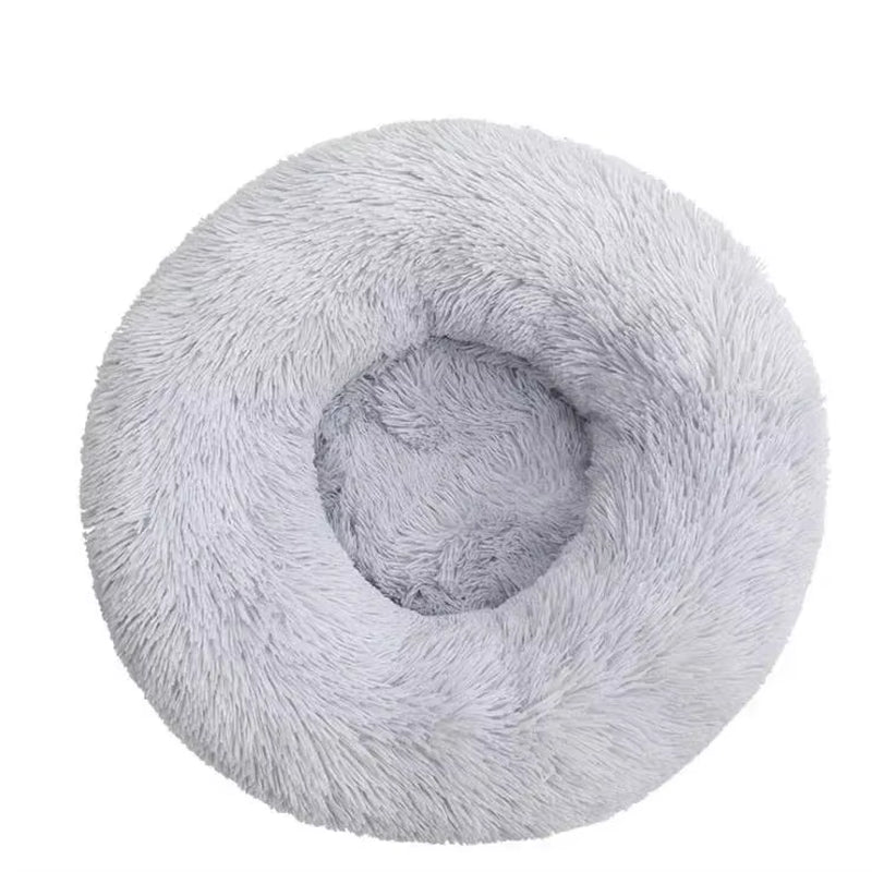 Pet Dog Bed for Dog Large Big Small for Cat House round Plush Mat Sofa Dropshipping Products Pet Calming Bed Dog Donut Bed