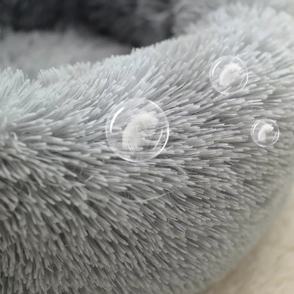 Pet Dog Bed for Dog Large Big Small for Cat House round Plush Mat Sofa Dropshipping Products Pet Calming Bed Dog Donut Bed