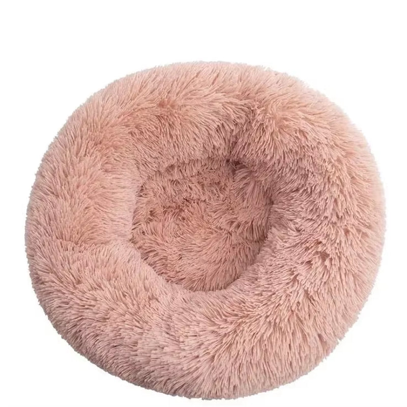 Pet Dog Bed for Dog Large Big Small for Cat House round Plush Mat Sofa Dropshipping Products Pet Calming Bed Dog Donut Bed